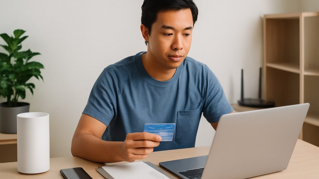 Minh họa: 1) Chuẩn bị trước khi bắt đầu: thiết bị, mạng và thông tin cá nhân