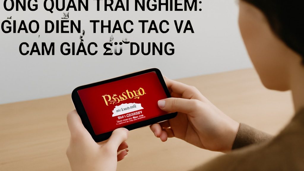 Tổng quan trải nghiệm: giao diện, thao tác và cảm giác sử dụng Minh họa: Tổng quan trải nghiệm: giao diện, thao tác và cảm giác sử dụng