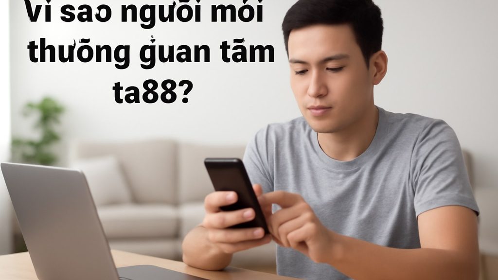 Vì sao người mới thường quan tâm ta88? Minh họa: Vì sao người mới thường quan tâm ta88?